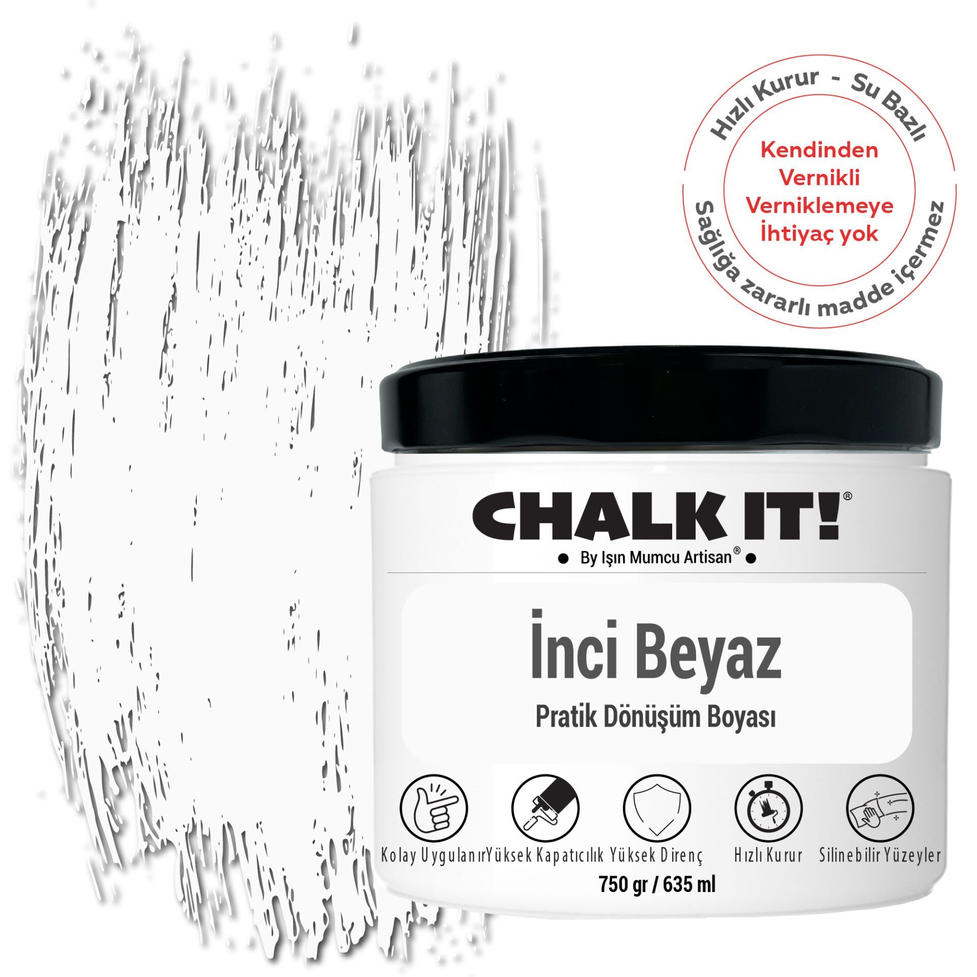 Chalk It İnci Beyaz